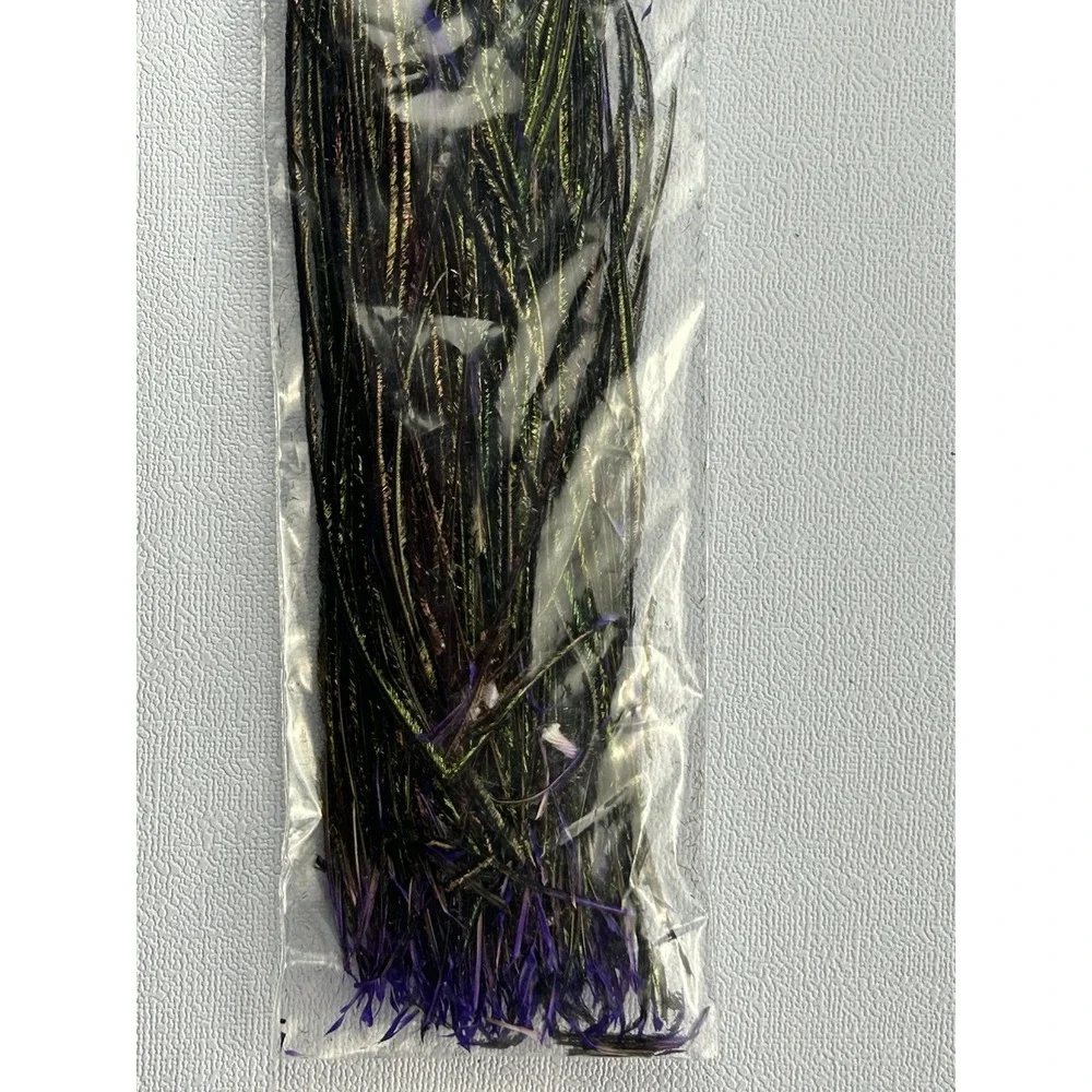 White River Peacock Herl Strung Purple Fly Tying Material PEH092
